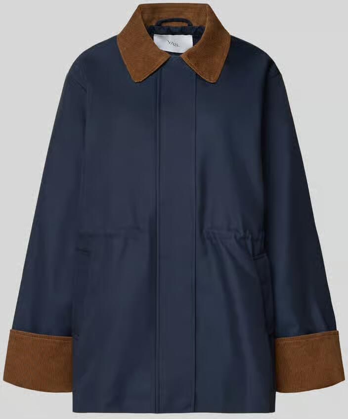 YAS Parka met platte kraag en steekzakken model 'ANCA'