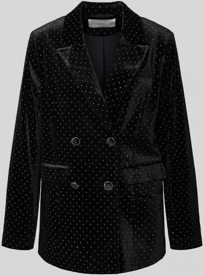 YAS Regular fit blazer met siersteentjes model 'HELLA'