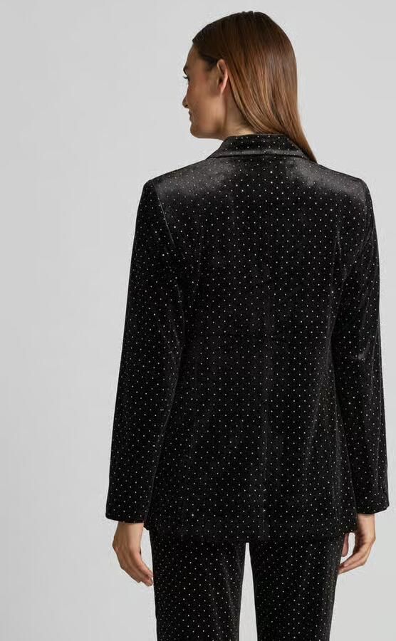 YAS Regular fit blazer met siersteentjes model 'HELLA'