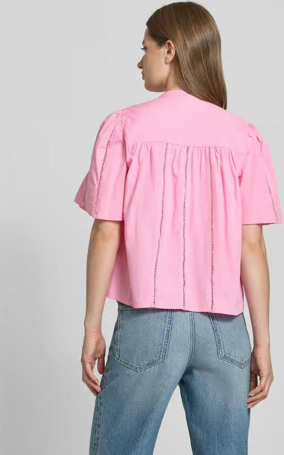 YAS Regular fit blouse met opstaande kraag model 'GUNIA'