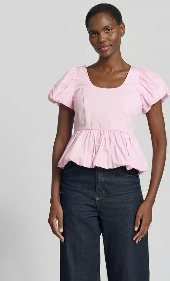 YAS regular fit blouse met rimpelingen model 'Nille' - Foto 3