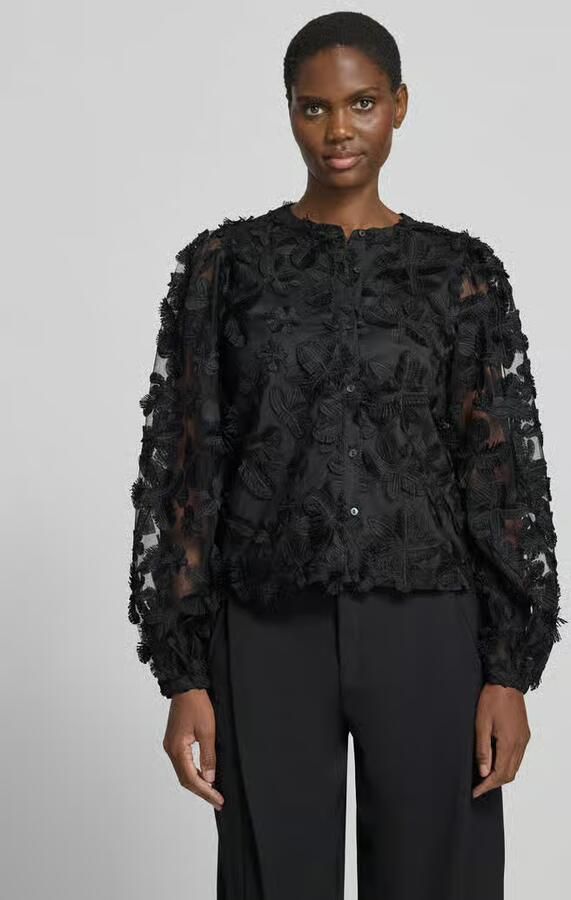YAS Regular fit blouse met stitchings model 'KARLY' - Foto 9