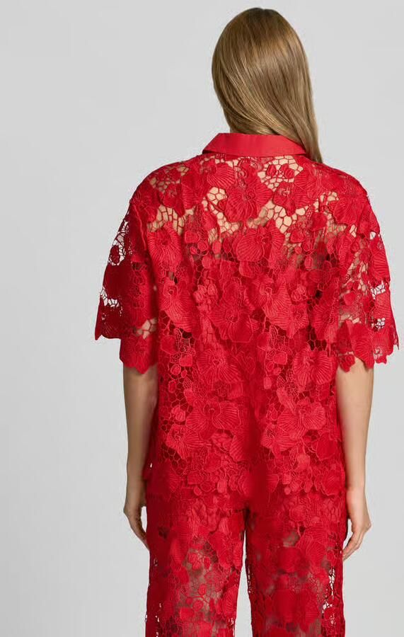 YAS regular fit blouse van kant model 'GALA' - Foto 3