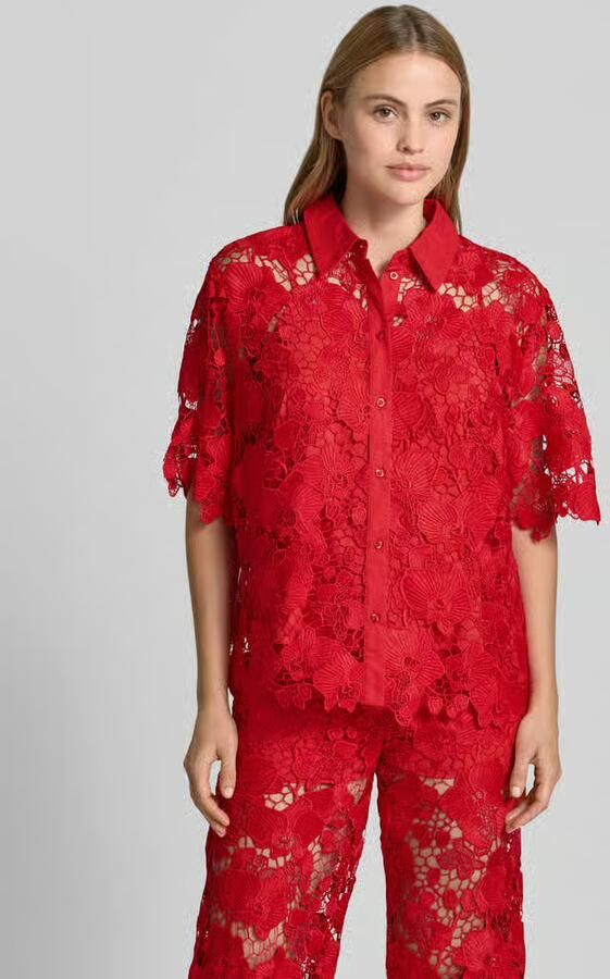 YAS regular fit blouse van kant model 'GALA' - Foto 4