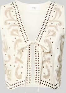 YAS regular fit bodywarmer van pure viscose model 'Velas'
