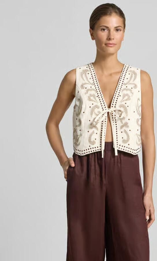 YAS regular fit bodywarmer van pure viscose model 'Velas' - Foto 2