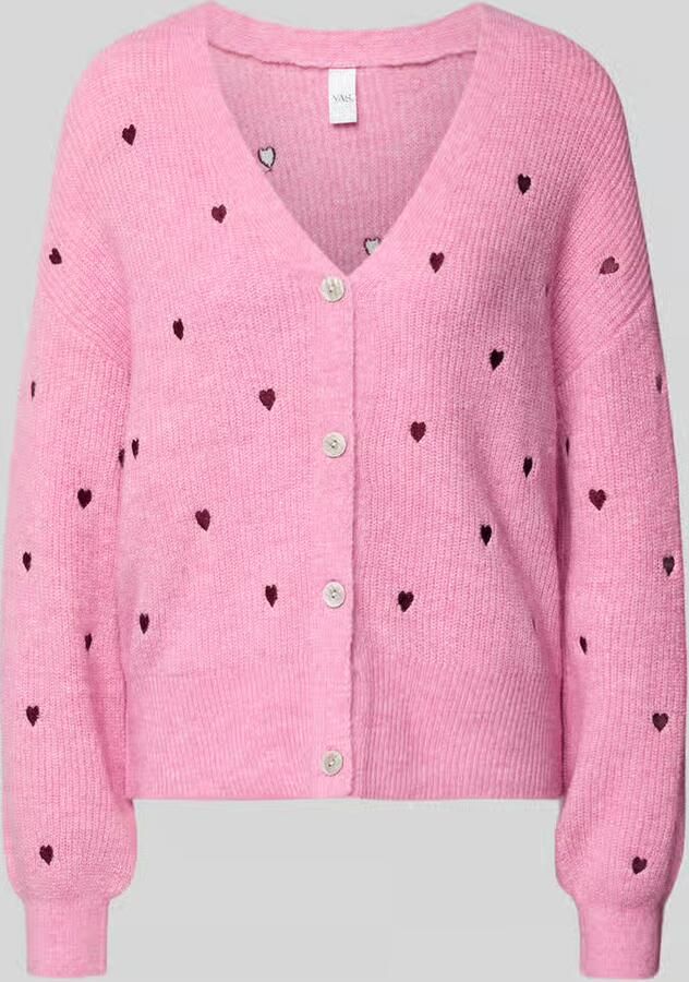 YAS regular fit cardigan met escorial-wolaandeel model 'Fleur' - Foto 2