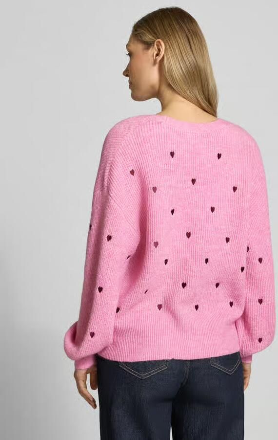 YAS regular fit cardigan met escorial-wolaandeel model 'Fleur'