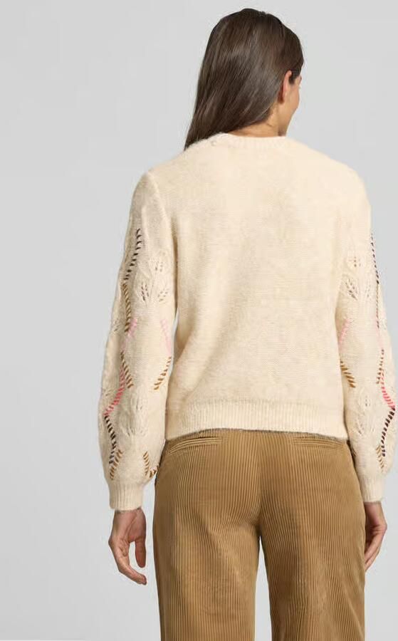Y.A.S. Dames Truien & Vesten Yasgabbi Ls Knit Pullover S. Creme - Foto 8