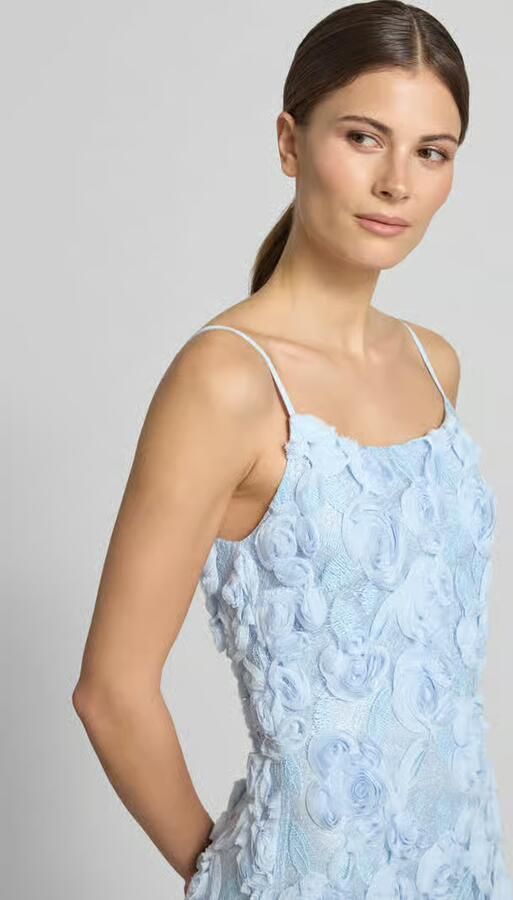 YAS regular fit maxi-jurk met bloemige garnering model 'Feodora'