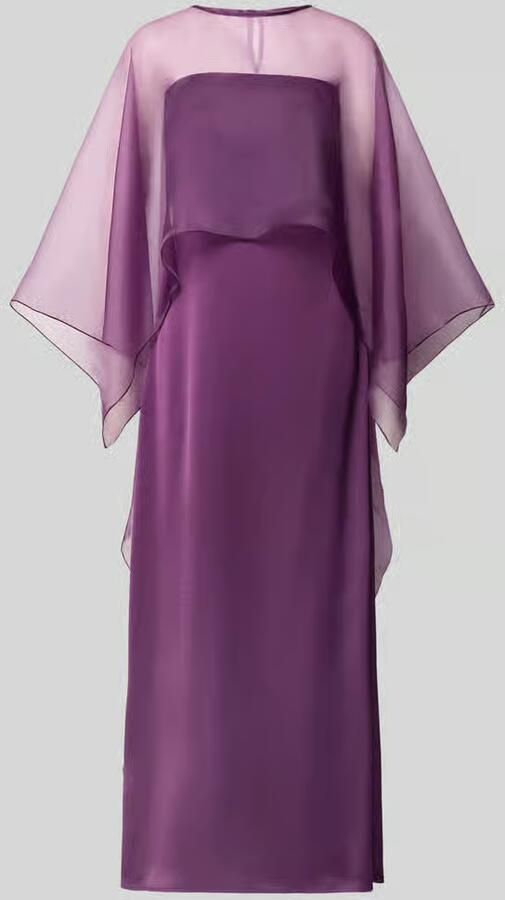 YAS Regular fit maxi-jurk van satijn model 'Vima'