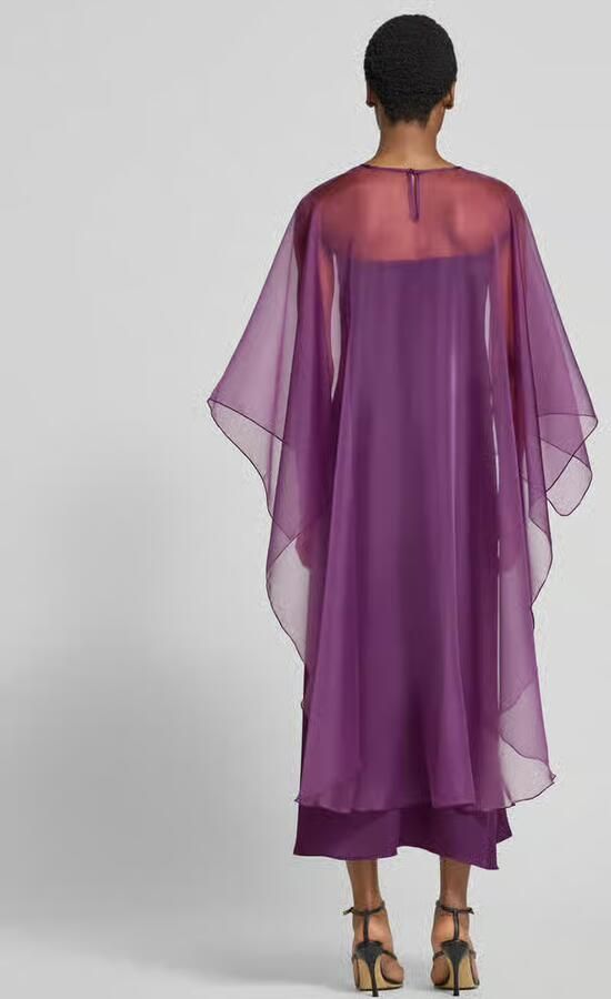 YAS Regular fit maxi-jurk van satijn model 'Vima'