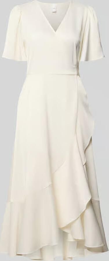 YAS Regular fit midi-jurk in wikkellook model 'Thea'