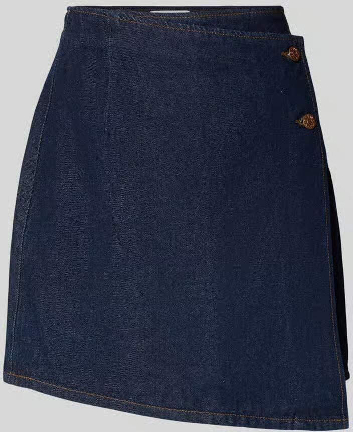 YAS Regular fit minirok in wikkellook model 'Lisana'