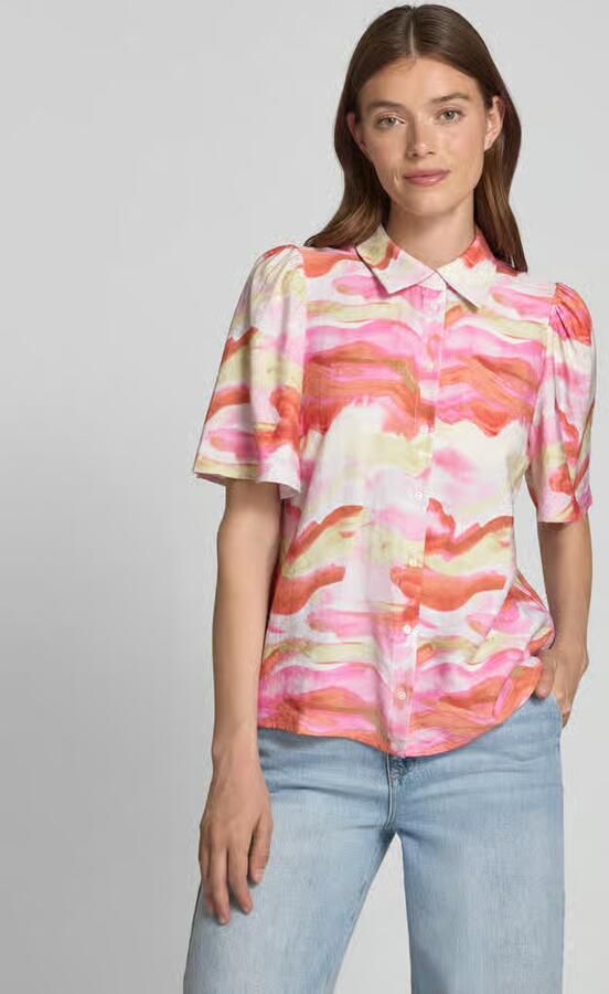 YAS Regular fit overhemdblouse met 1 2-mouwen model 'AROLA' - Foto 4