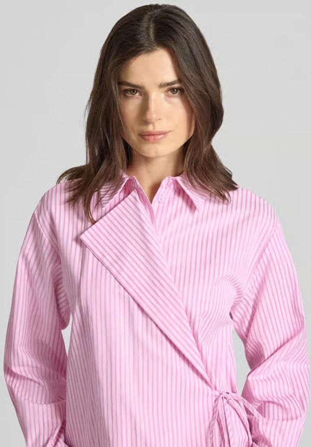 YAS Regular fit overhemdblouse met viscosegehalte model 'WITO' - Foto 5