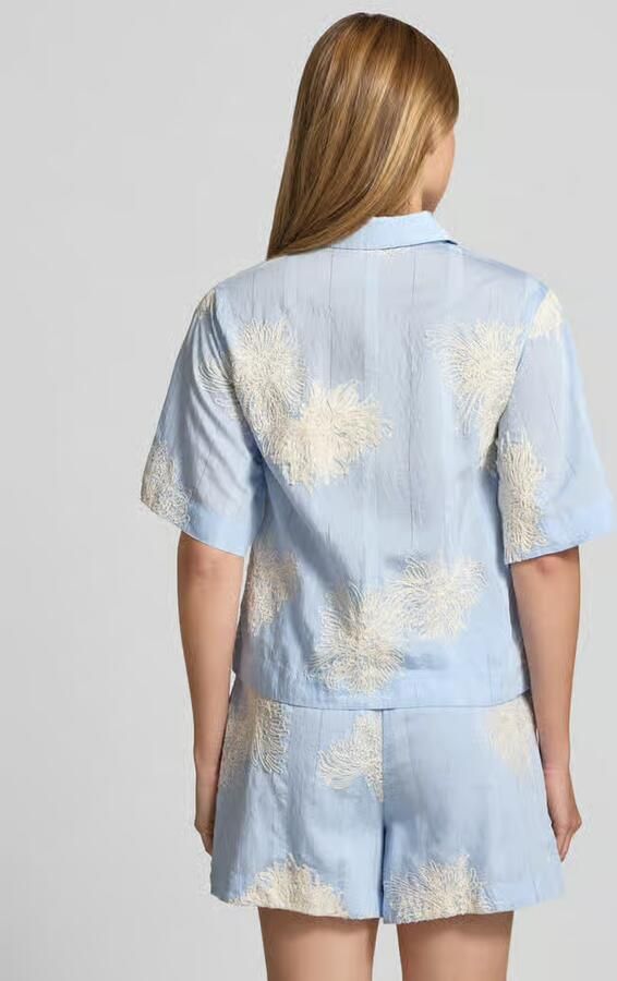 YAS regular fit overhemdblouse van viscosemix model 'Kana' - Foto 5