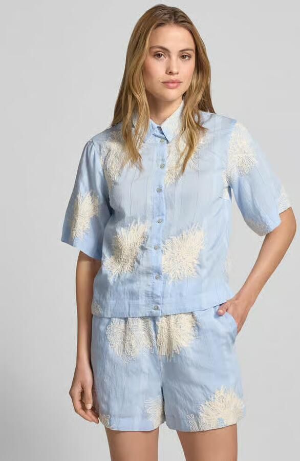 YAS regular fit overhemdblouse van viscosemix model 'Kana' - Foto 7
