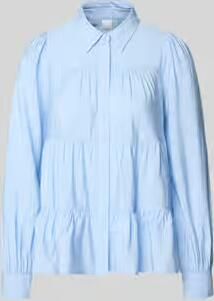 YAS Regular fit overhemdblouse van viscosemix Model 'Pala'