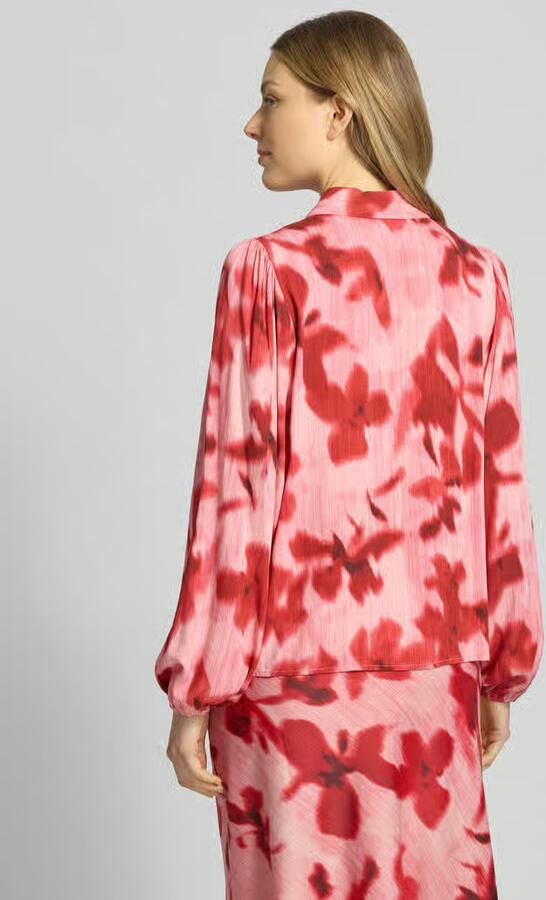 YAS regular fit overhemdblouse van zuivere viscose model 'Asina' - Foto 5