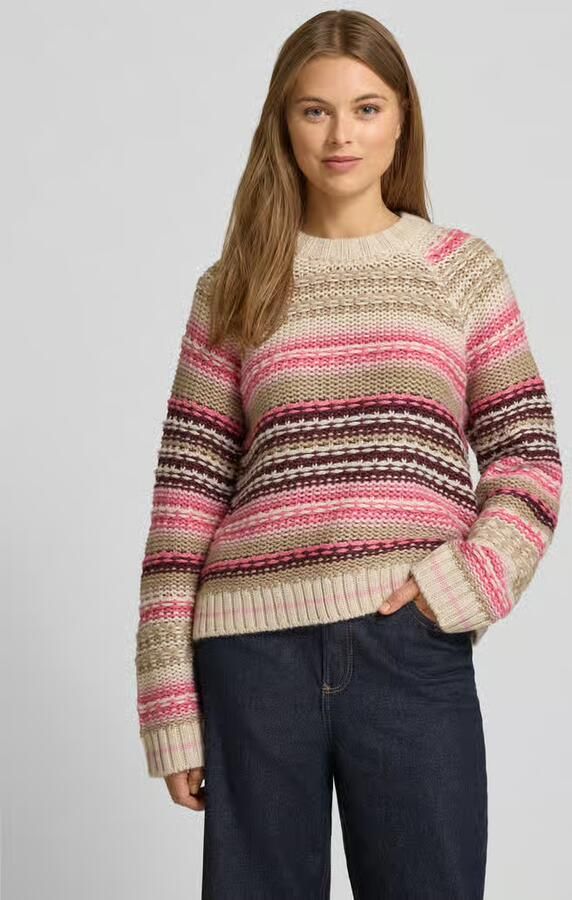 YAS Relaxed fit gebreide pullover met wol model 'BIBI' - Foto 2