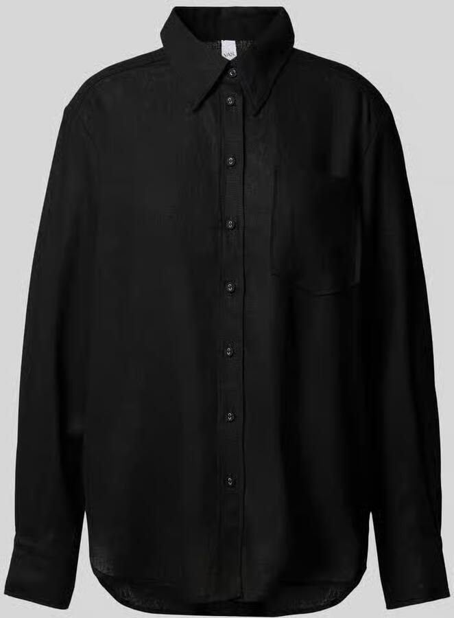 YAS Relaxed fit linnen blouse model 'FLAXY' - Foto 2