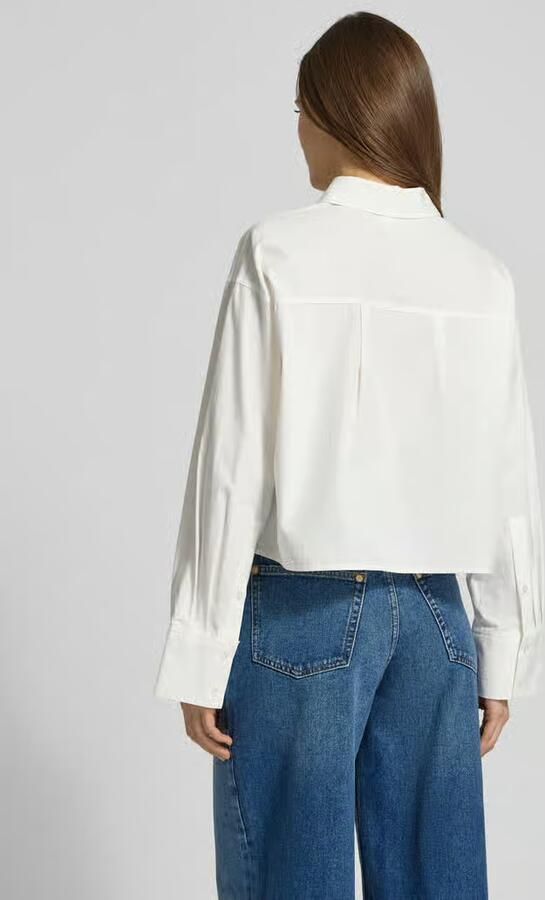 YAS Relaxed fit Overhemdblouse met opgestikte Zak Model 'Lee' - Foto 7