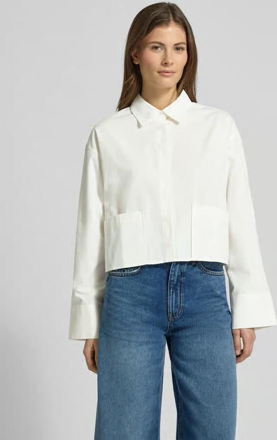 YAS Relaxed fit Overhemdblouse met opgestikte Zak Model 'Lee' - Foto 6