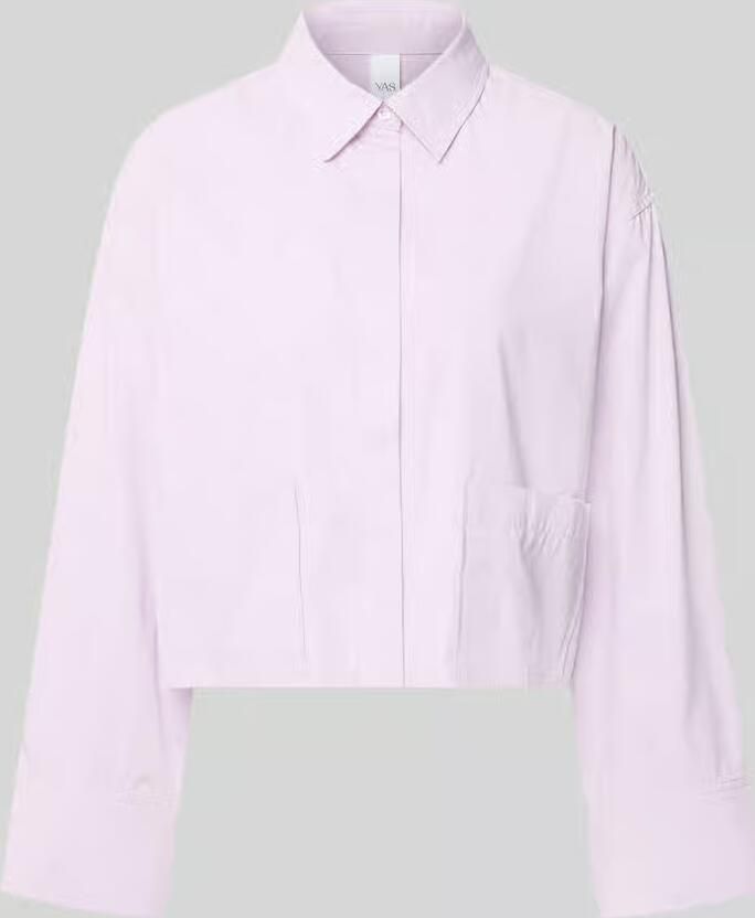 YAS relaxed fit overhemdblouse van zuivere katoen model 'Lee'