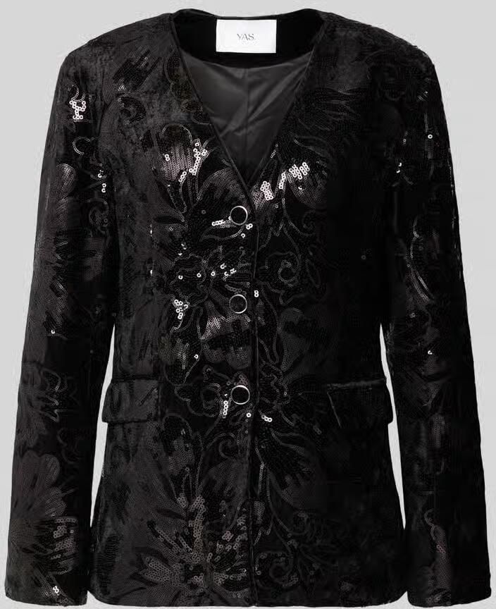 YAS Slim fit blazer met pailletten model 'EBBI'