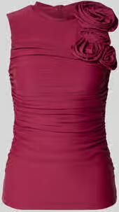 YAS slim fit blouse met bloemige garnering model 'Orchida' - Foto 5