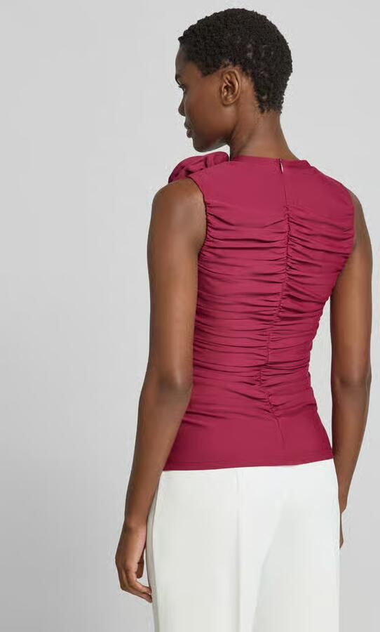 YAS slim fit blouse met bloemige garnering model 'Orchida' - Foto 7