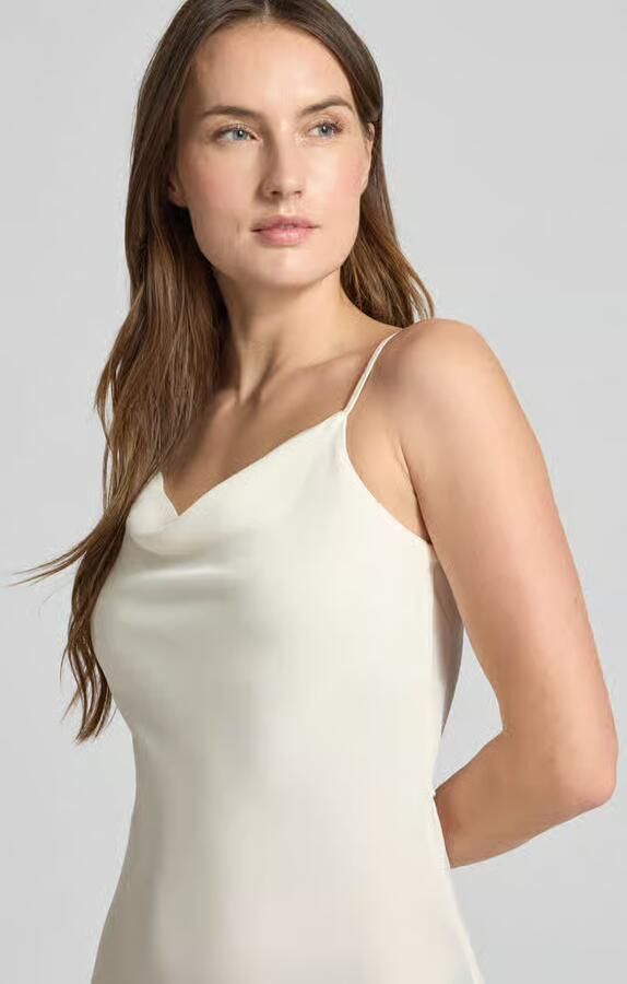 YAS Slim fit midi-jurk met afneembare stoffen band van stof model Thea - Foto 2