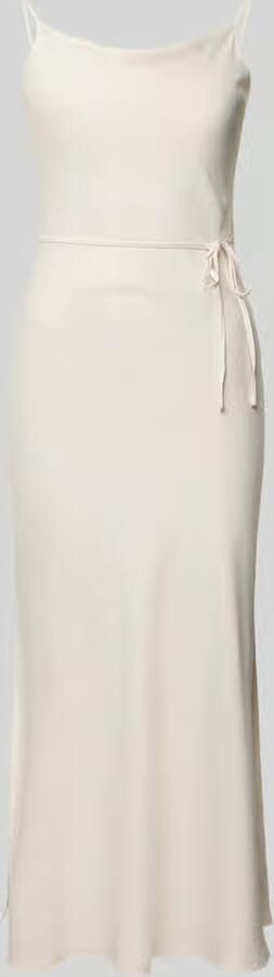YAS Slim fit midi-jurk met afneembare stoffen band van stof model Thea