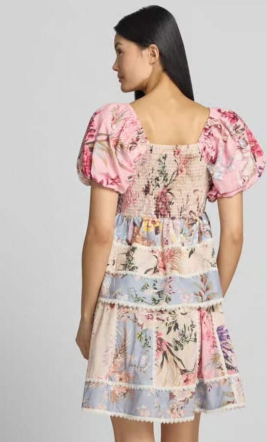 YAS slim fit top met linnen model 'Messa' - Foto 3