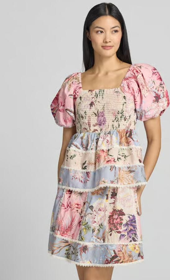 YAS slim fit top met linnen model 'Messa' - Foto 2