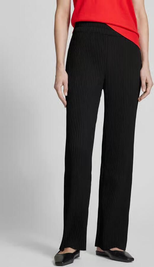 Y.A.S high waist straight fit pantalon YASALISA zwart - Foto 10