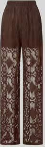 YAS Stoffen broek van kant model 'ALMI'