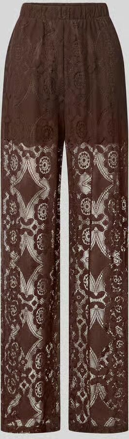 YAS Stoffen broek van kant model 'ALMI' - Foto 2