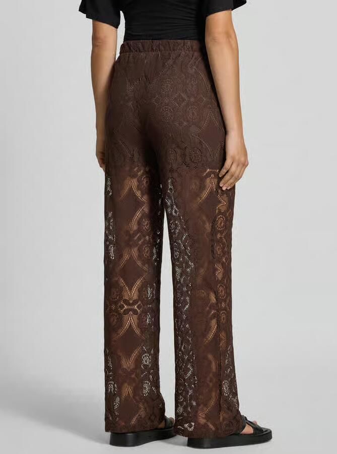 YAS Stoffen broek van kant model 'ALMI' - Foto 3
