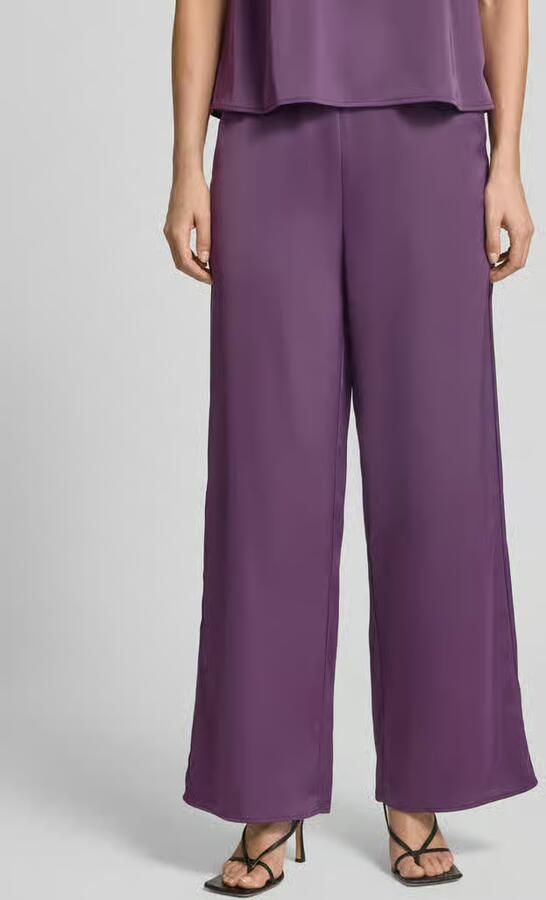 YAS Stoffen broek van satijn met steekzakken model 'PELLA' - Foto 2
