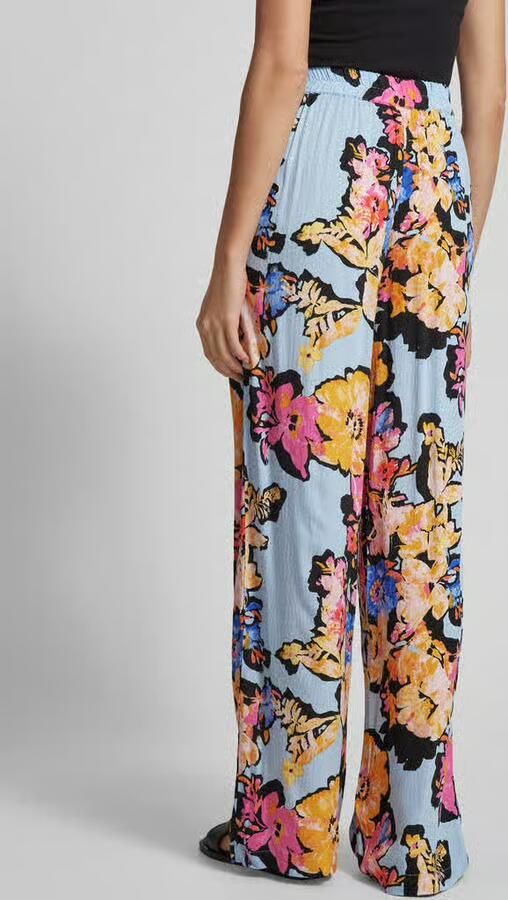YAS Stoffen broek van viscose met bloemenmotief model 'SINNA' - Foto 3