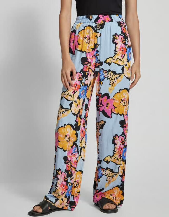 YAS Stoffen broek van viscose met bloemenmotief model 'SINNA' - Foto 2