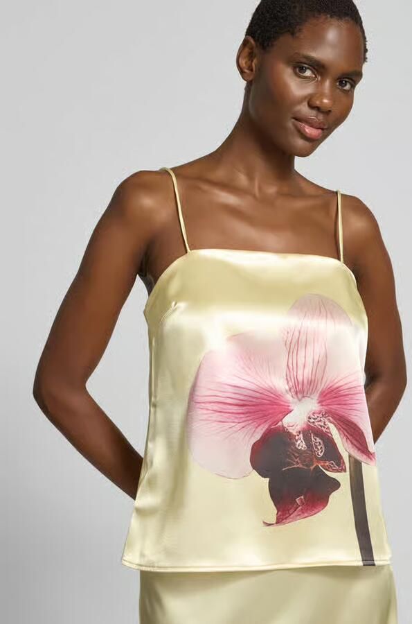 YAS Topje met bandjes van satijn model 'ORCHIDA'