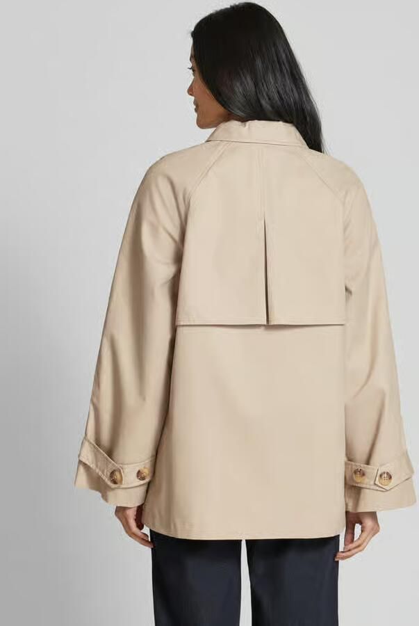 YAS Trenchcoat met strookzakken model 'VENICE'