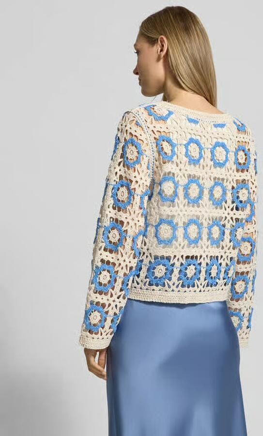YAS Vest in gehaakte look model ' CITOVA'
