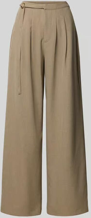 YAS Wide fit broek met riem model 'CASO'