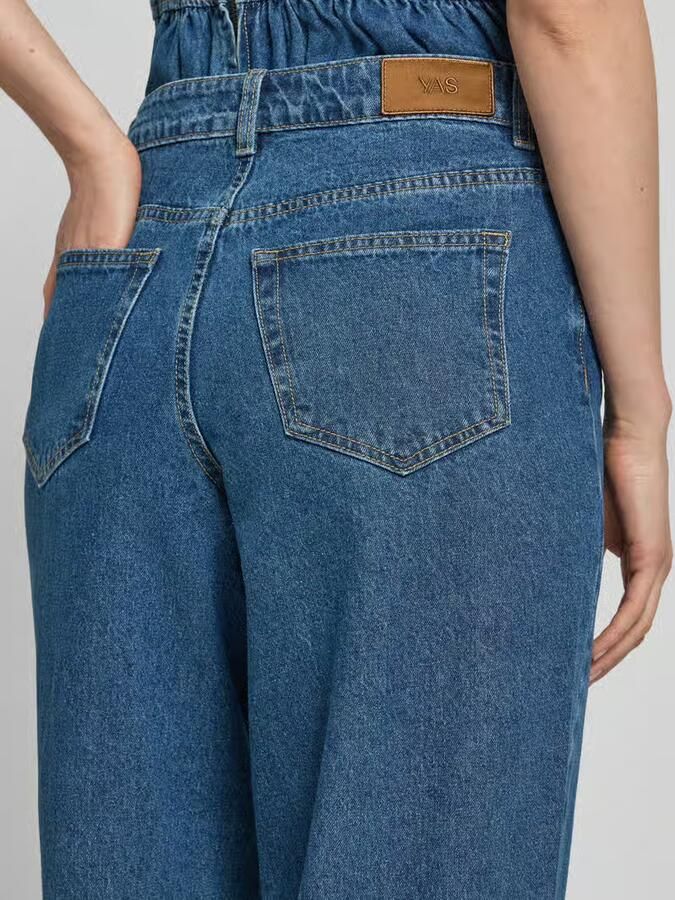 YAS wide fit jeans met siernaden model 'Elsie' - Foto 3