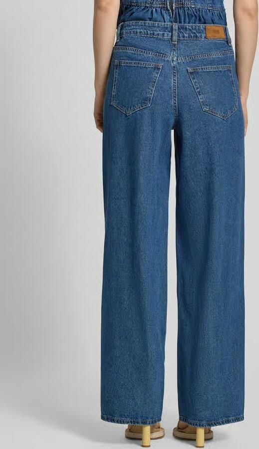 YAS wide fit jeans met siernaden model 'Elsie' - Foto 3