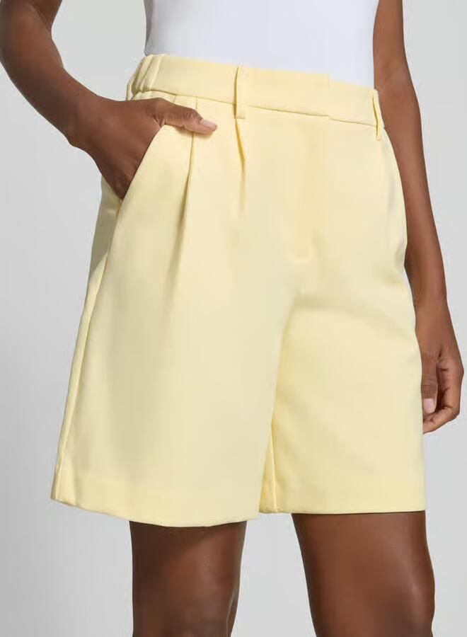 Y.A.S. YAS Dames Broeken Yaslikka Mw Shorts S Creme - Foto 8